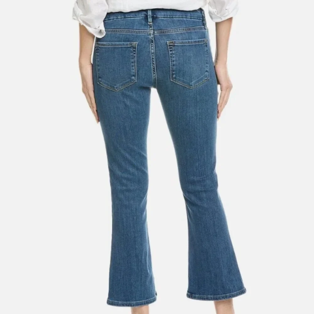 FRAME Le Crop Mini Boot Jeans – Bixby Wash – Size 27 – NWOT